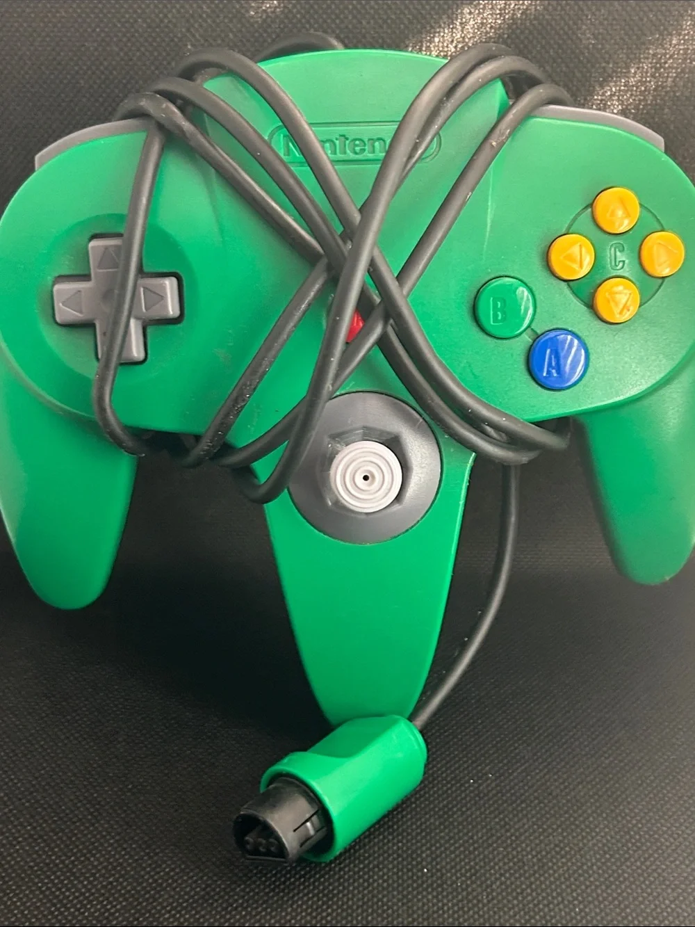 Nintendo OEM Green N64 Controller - Used